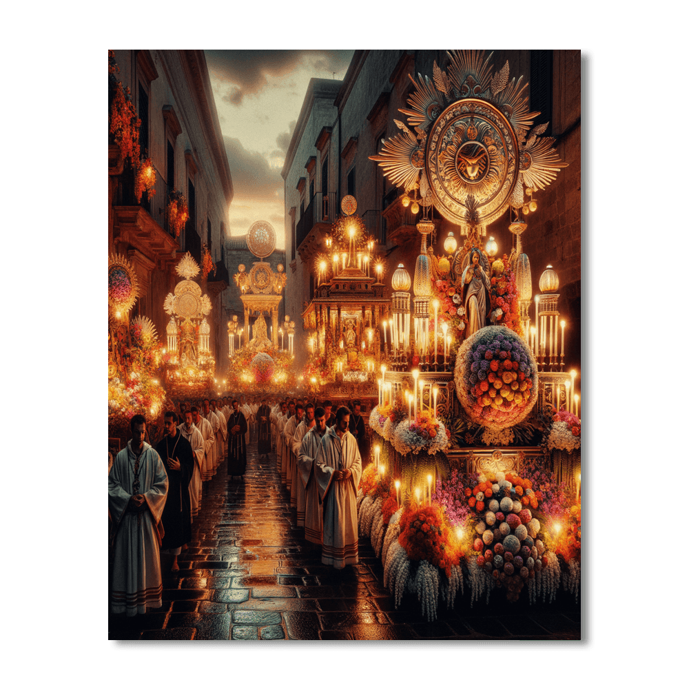Semana Santa Numbered Painting Kits