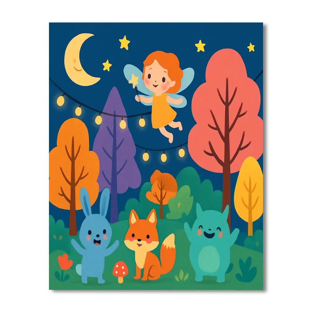 Exploration In The Enchanted Woods Paint By Numbers Kits