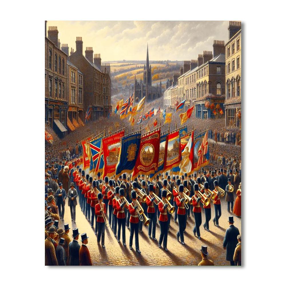 Durham Miners' Gala - United Kingdom Paint By Numbers Kits