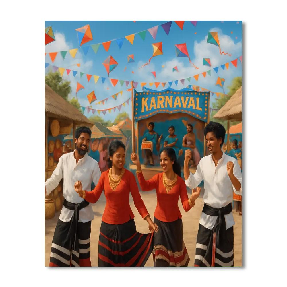 Karnaval - Maldives Paint By Numbers Art