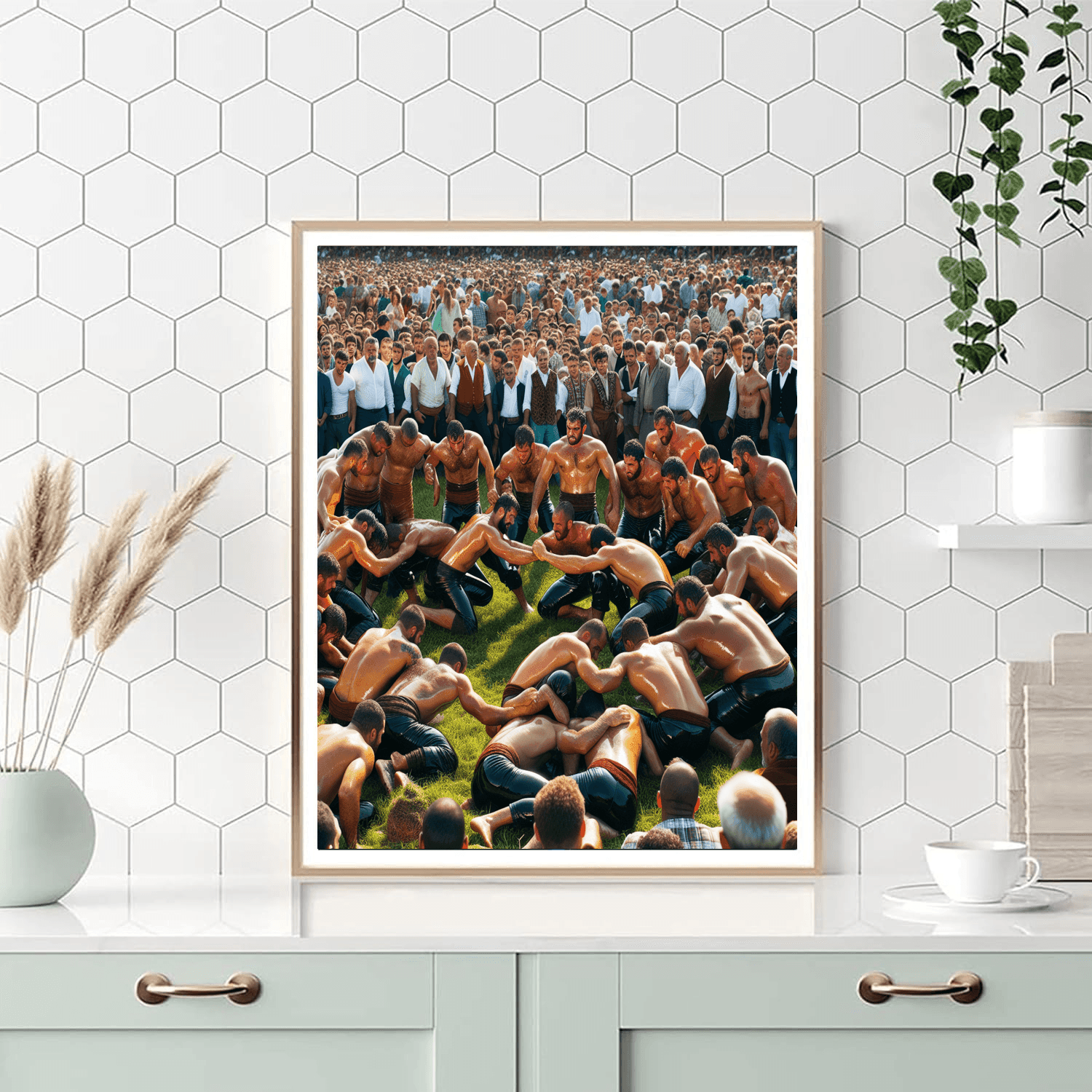 Kirkpinar Oil Wrestling Festival - Edirne, Turkey Paint By Number