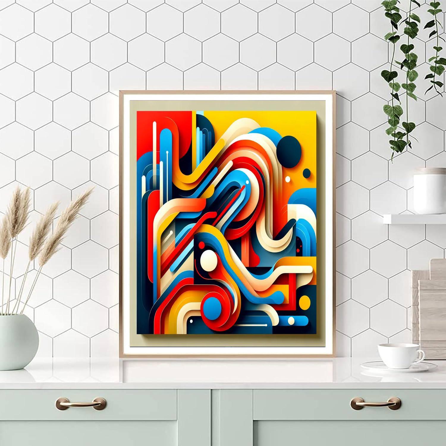 Artistic Abstraction Paint By Numbers Kits