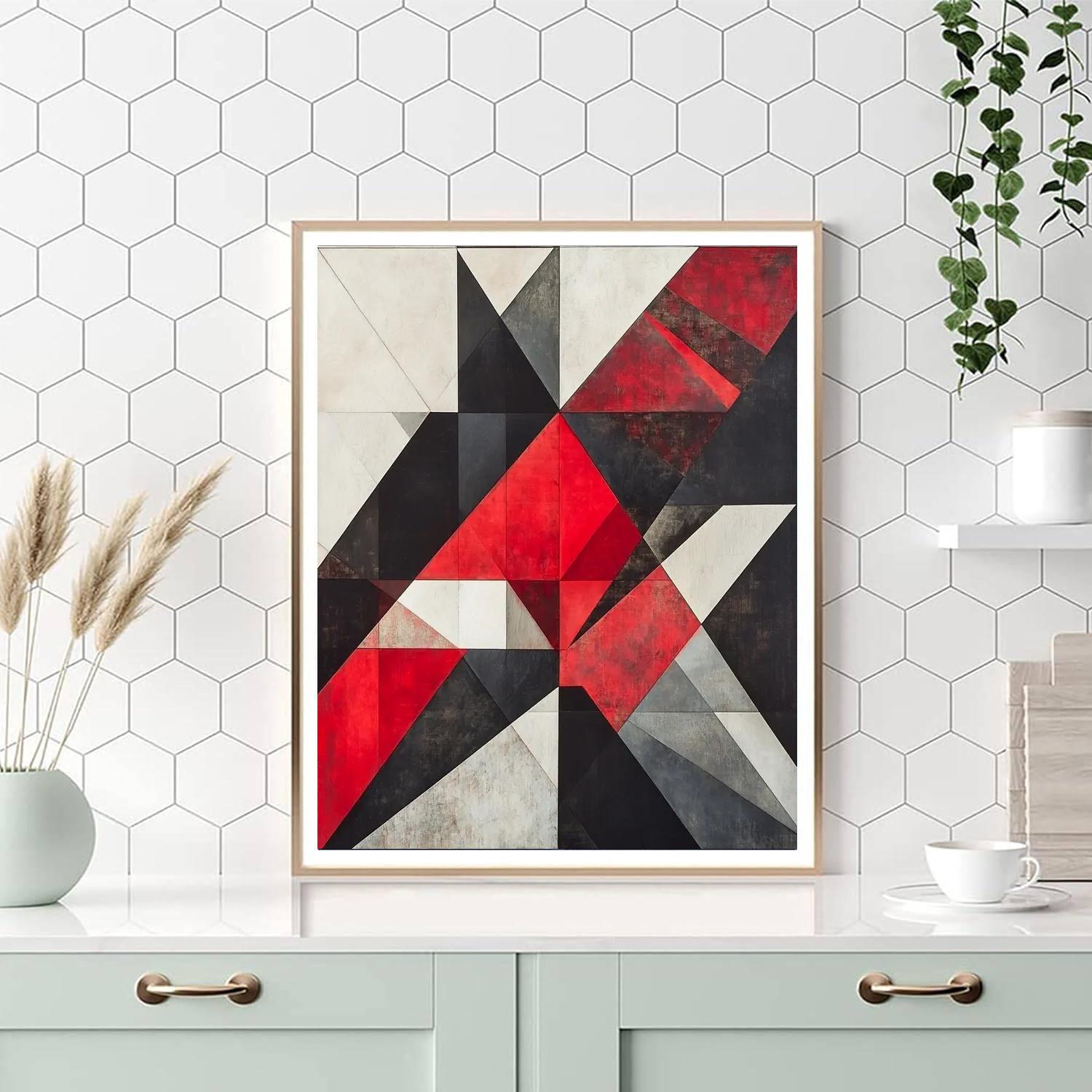 Kazimir Malevich Inspired Emotional Geometry  Paint By Color