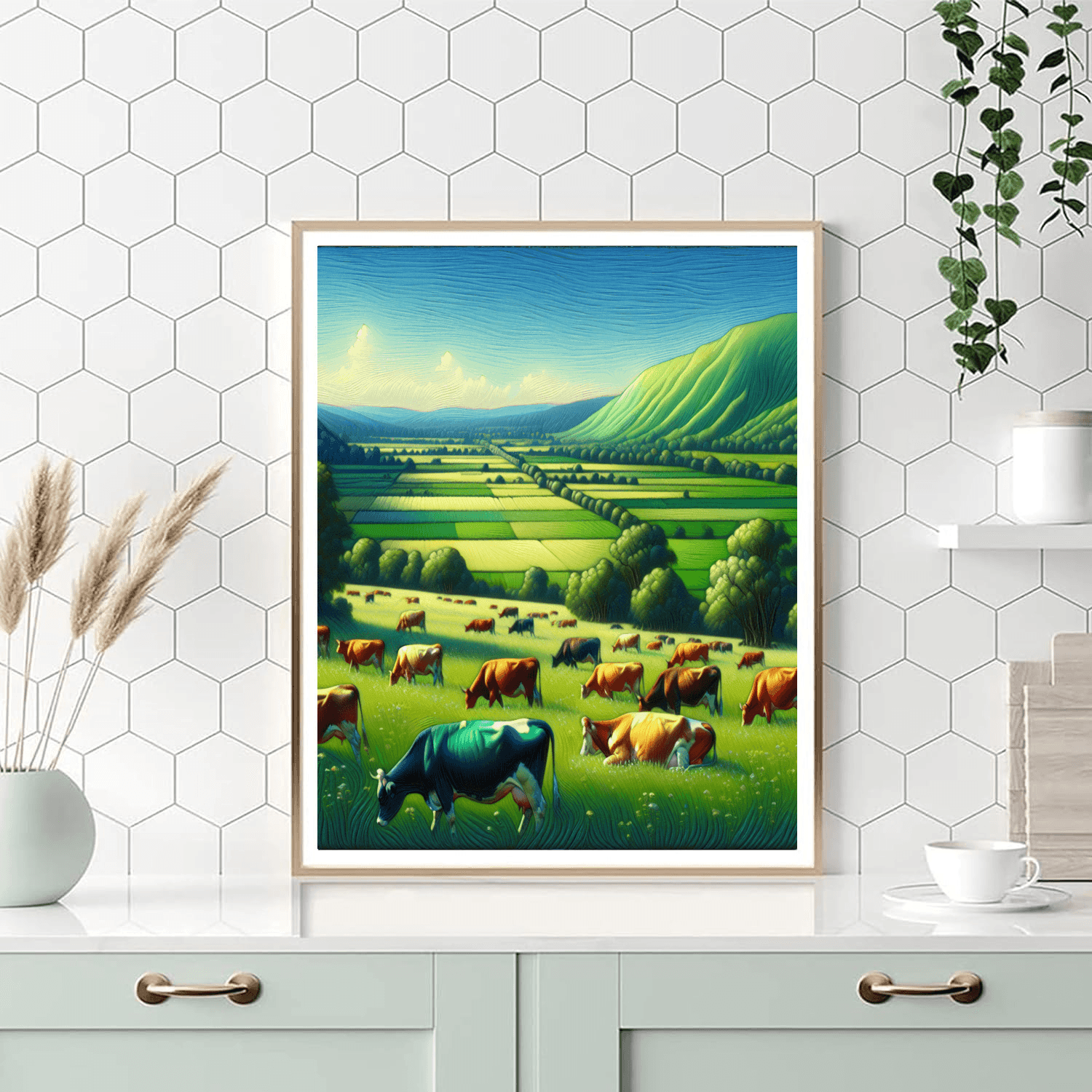 Cow's Pasture Retreat Painting Number Kit