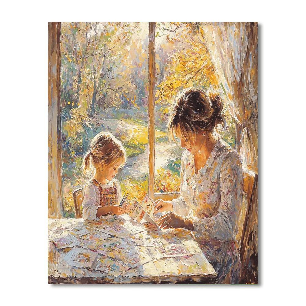 The Love Between Us Number Painting