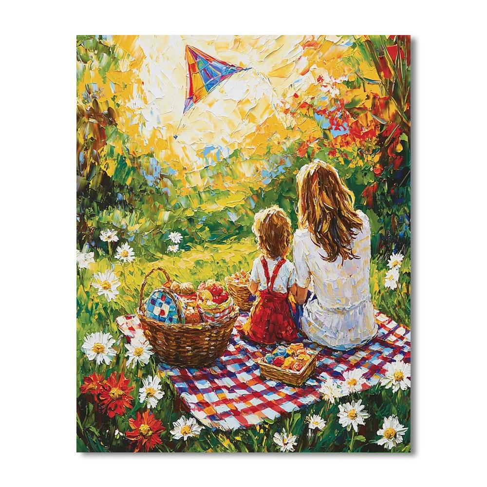 Picnic Of Joy Painting Number Kit