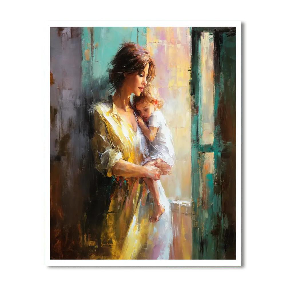 Embrace Of Morning Light Paint By Color