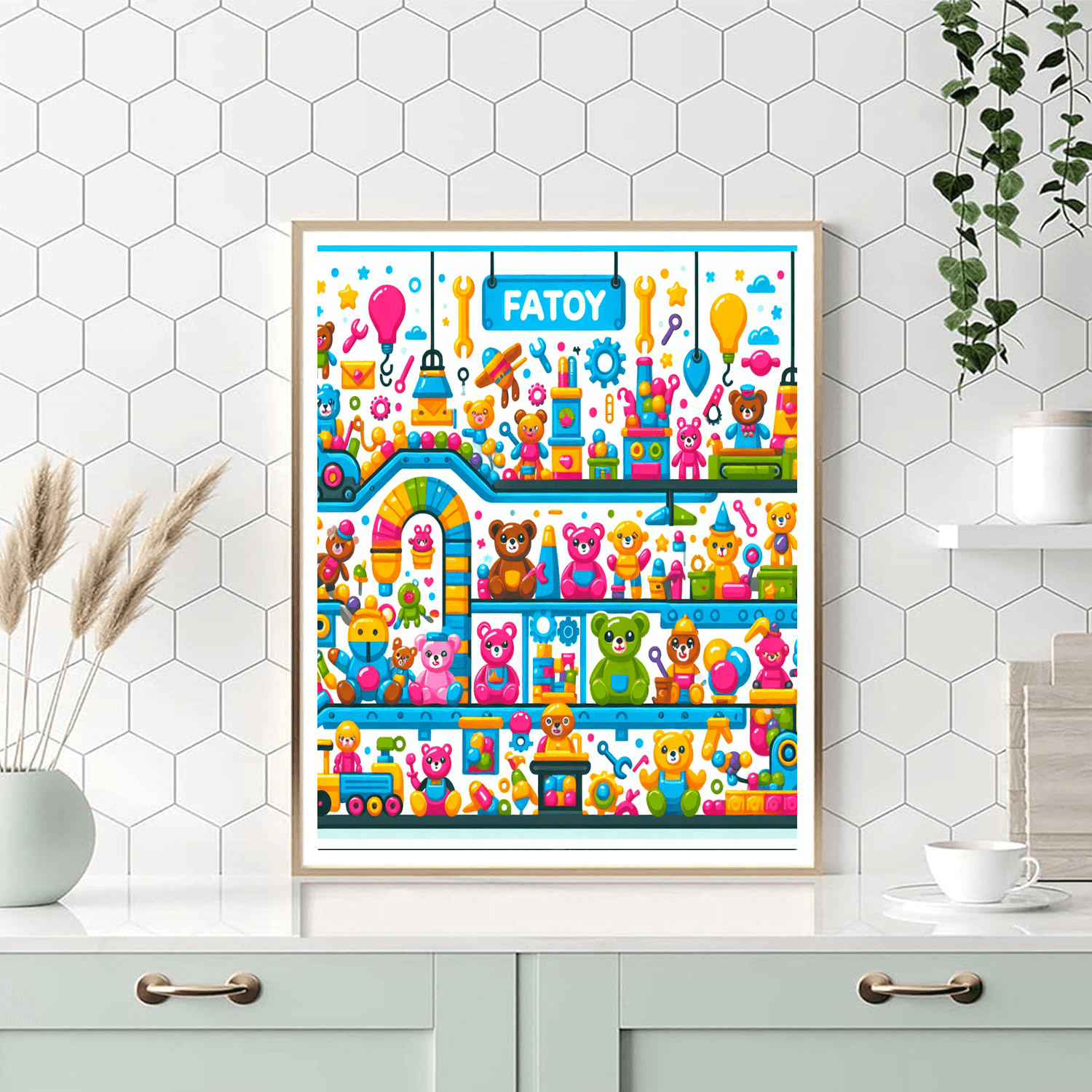 Magical Toy Factory Paint By Color