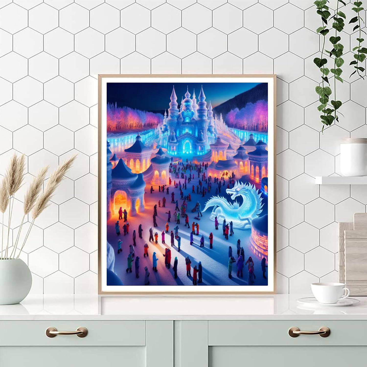 Snow Festival - Sapporo, Japan DIY Paint By Numbers