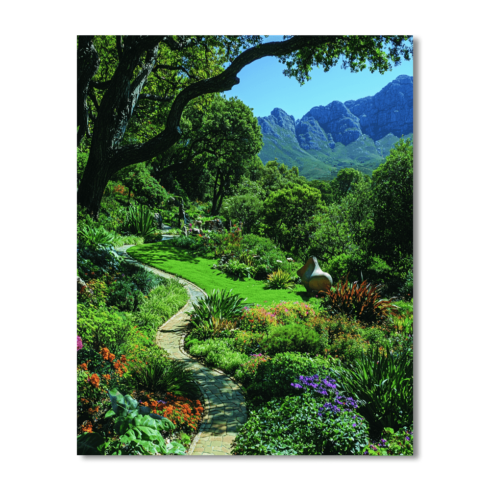 Cape Town's Kirstenbosch Botanical Garden Paint By Numbers