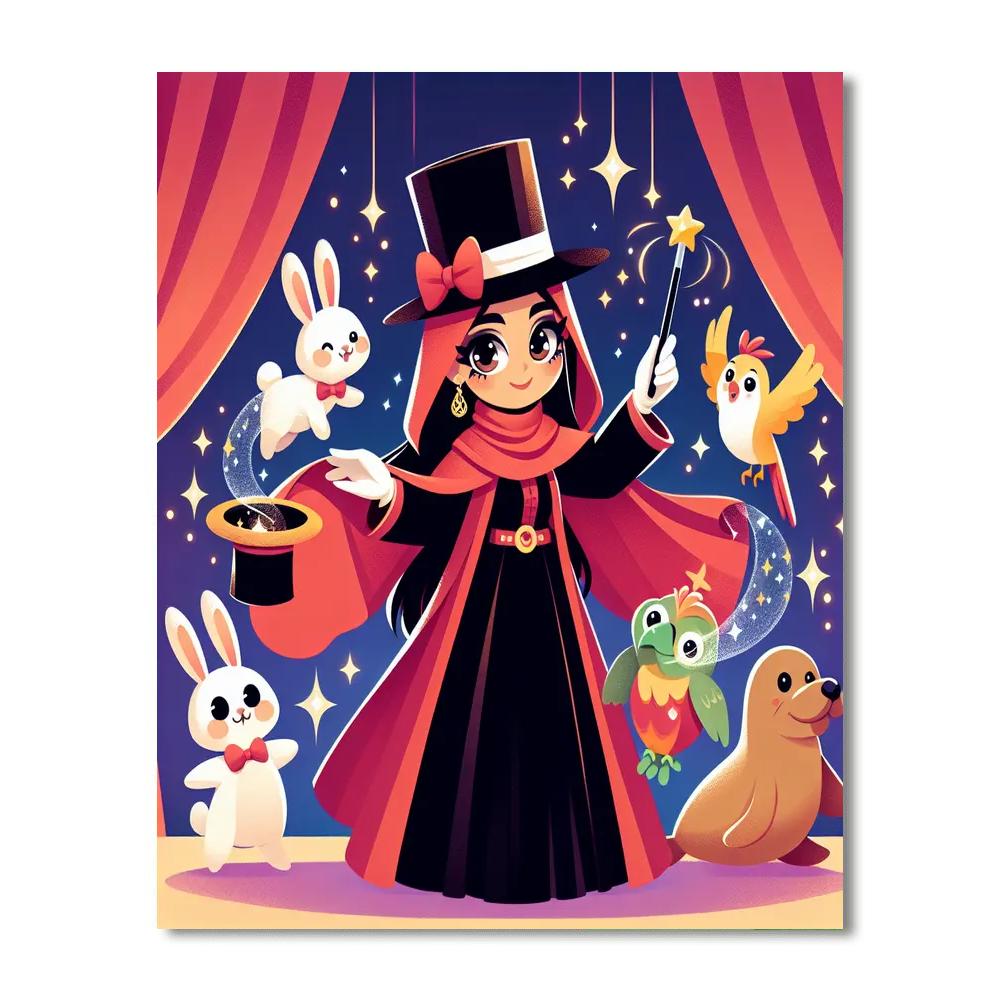Magician's Marvels Number Painting