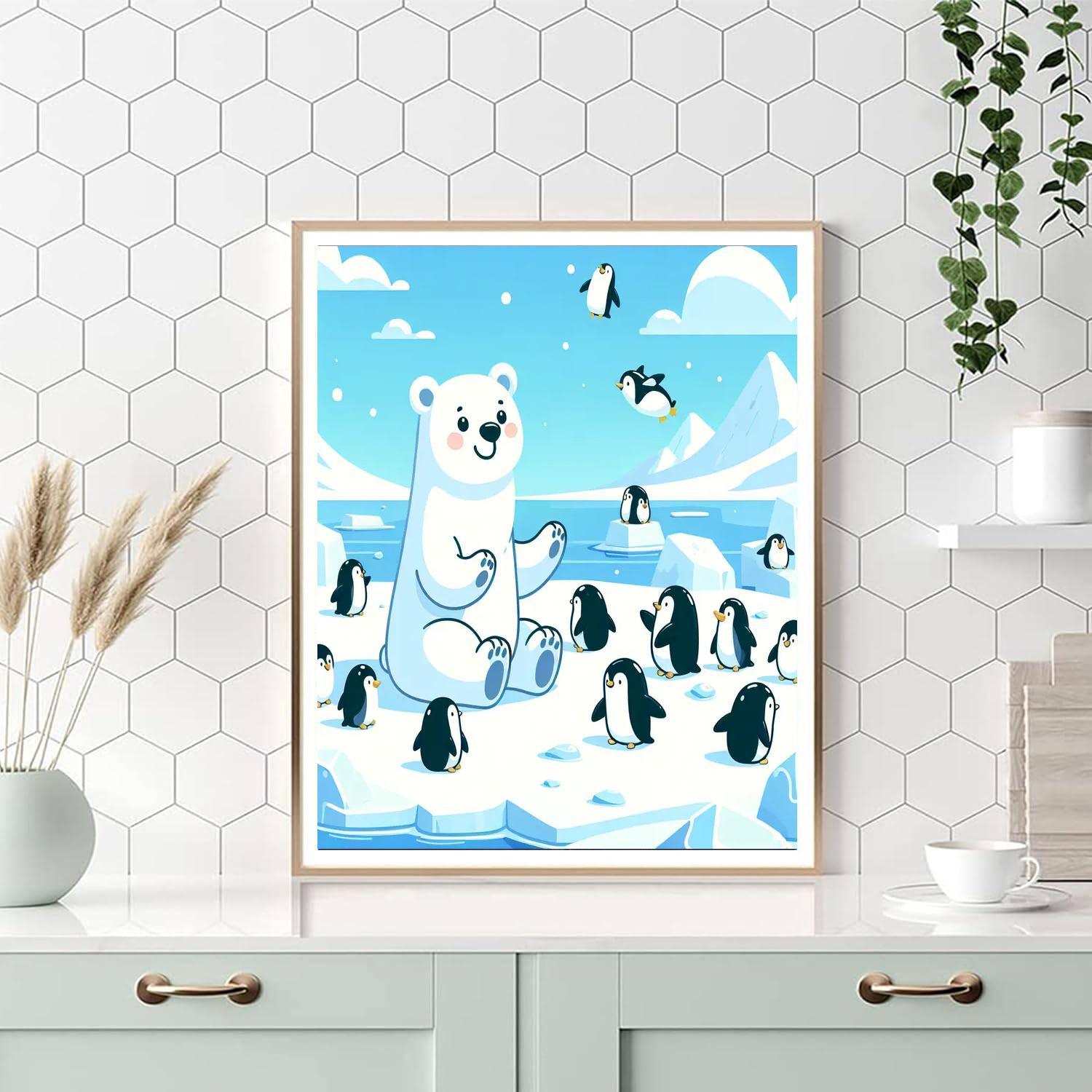 Arctic Exploration Number Painting