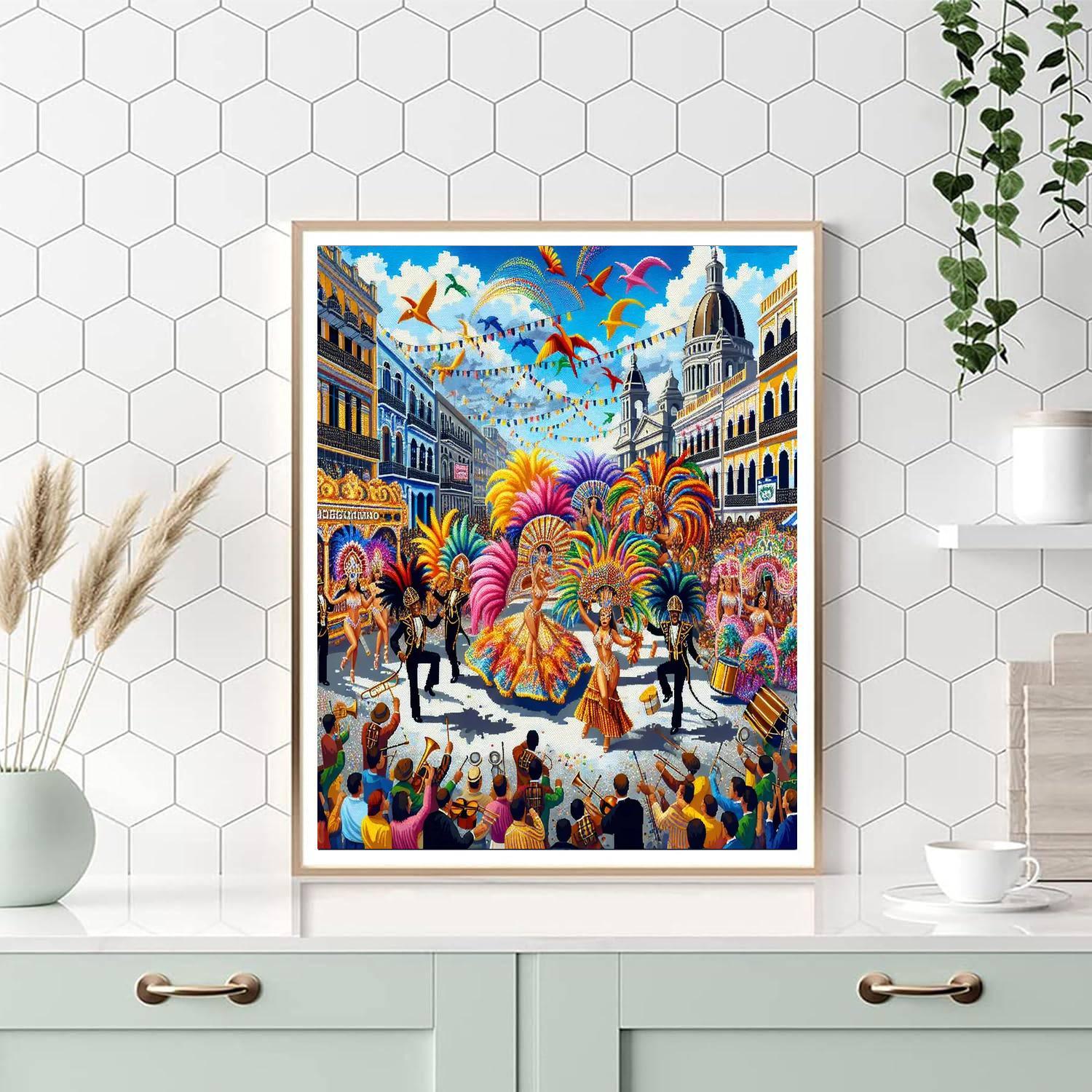Río Carnival - Argentina Paint By Numbers Art