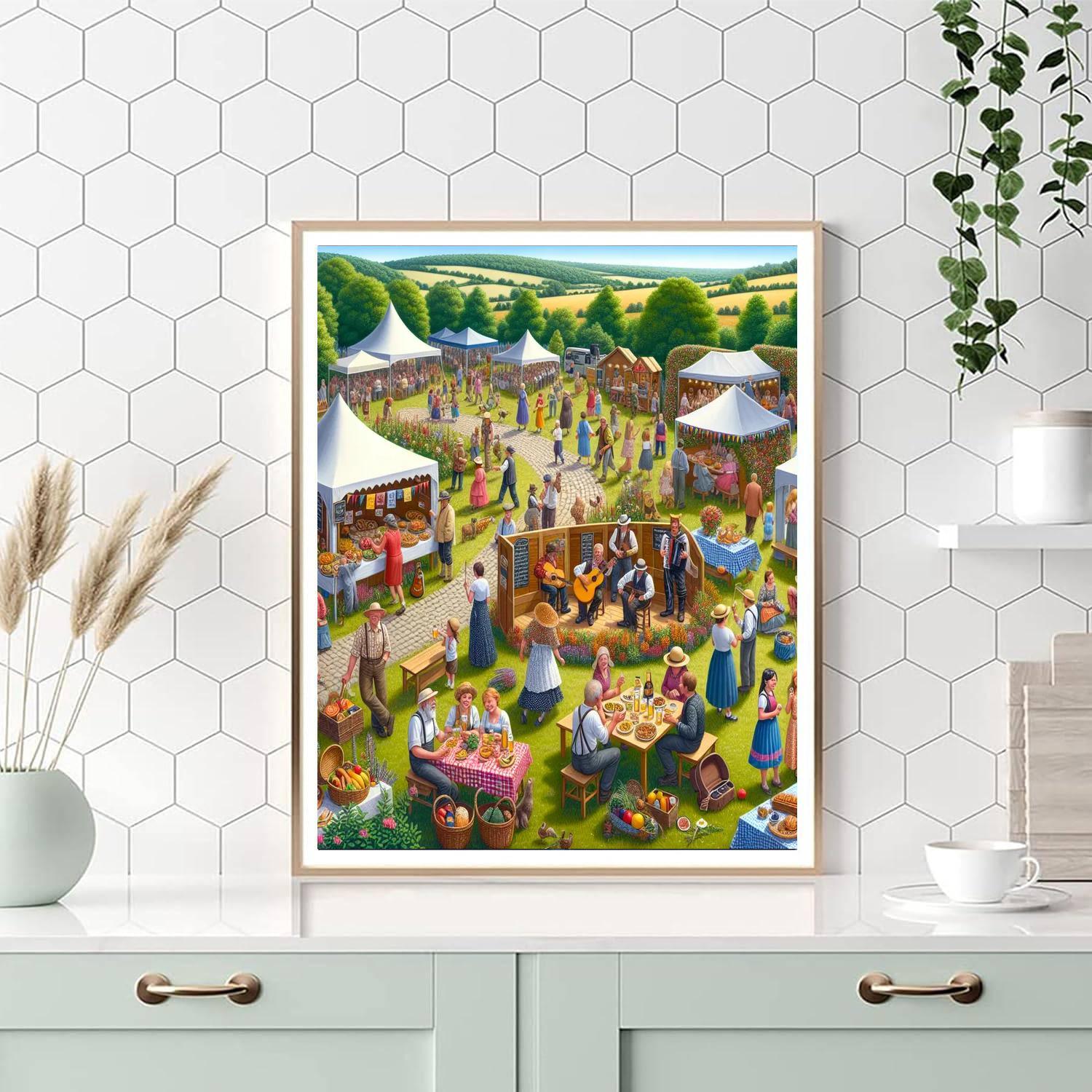 Wangler Festival - France Paint By Numbers Kits