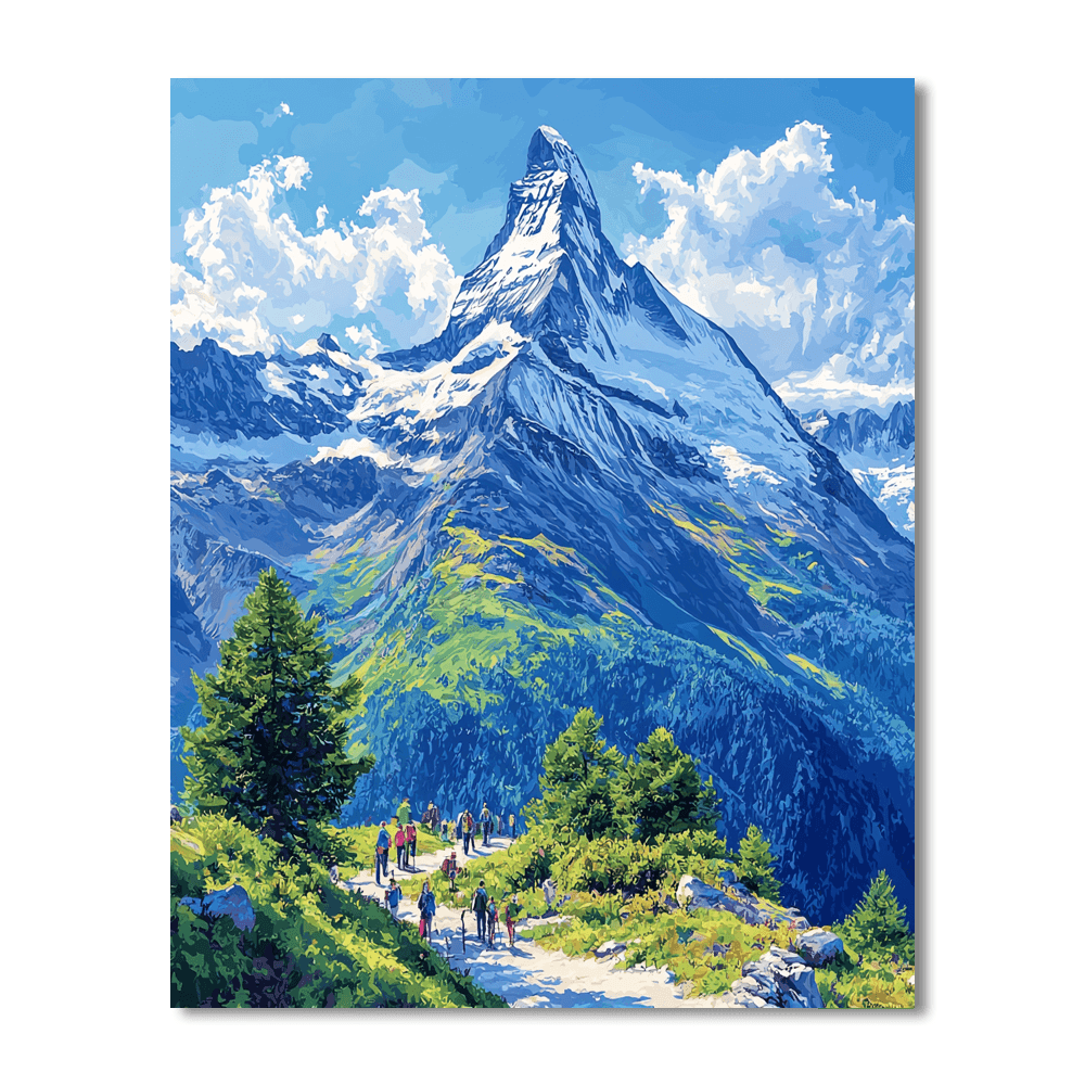 The Matterhorn Mountain Numbered Painting Kits