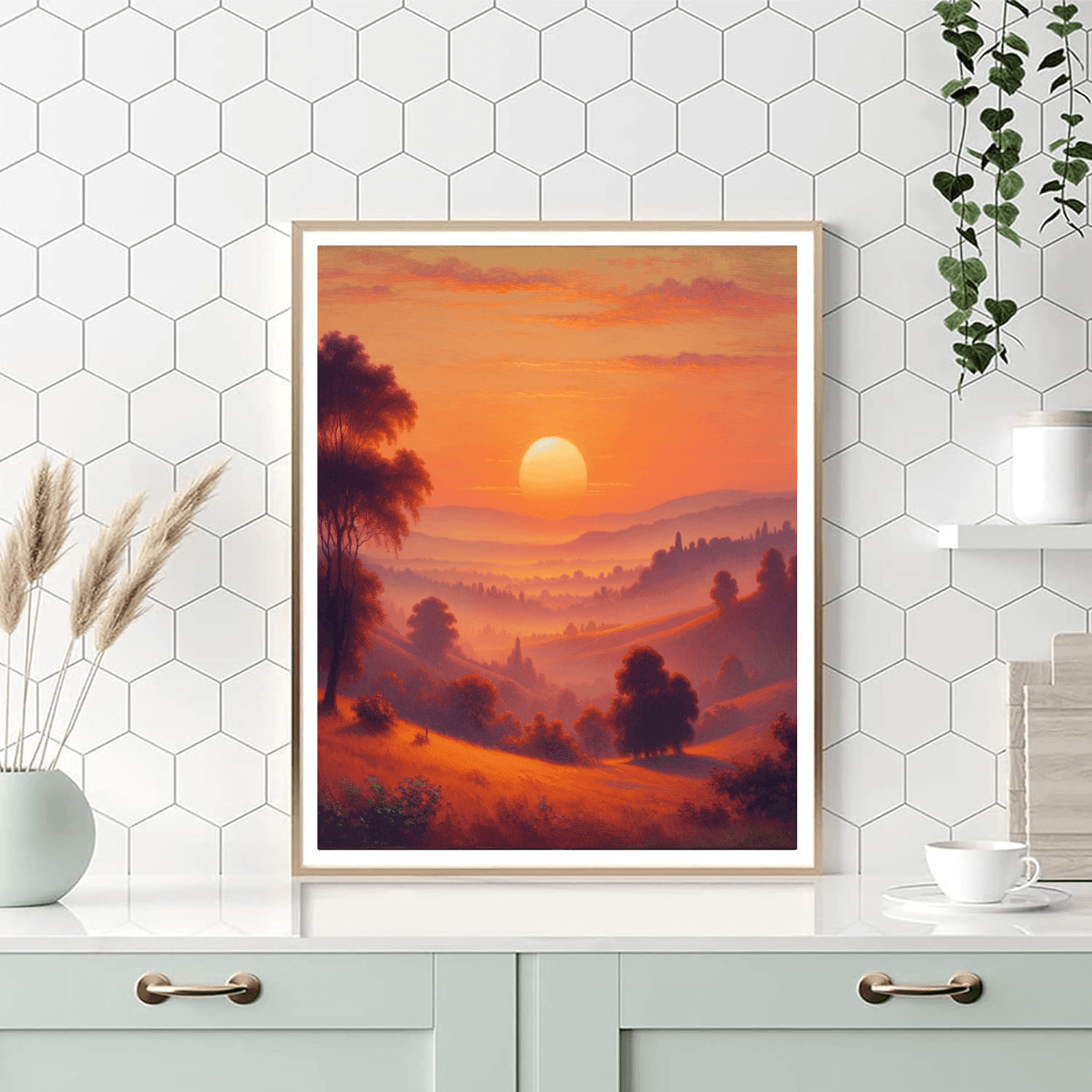 Evening Glow Painting By Numbers Kit