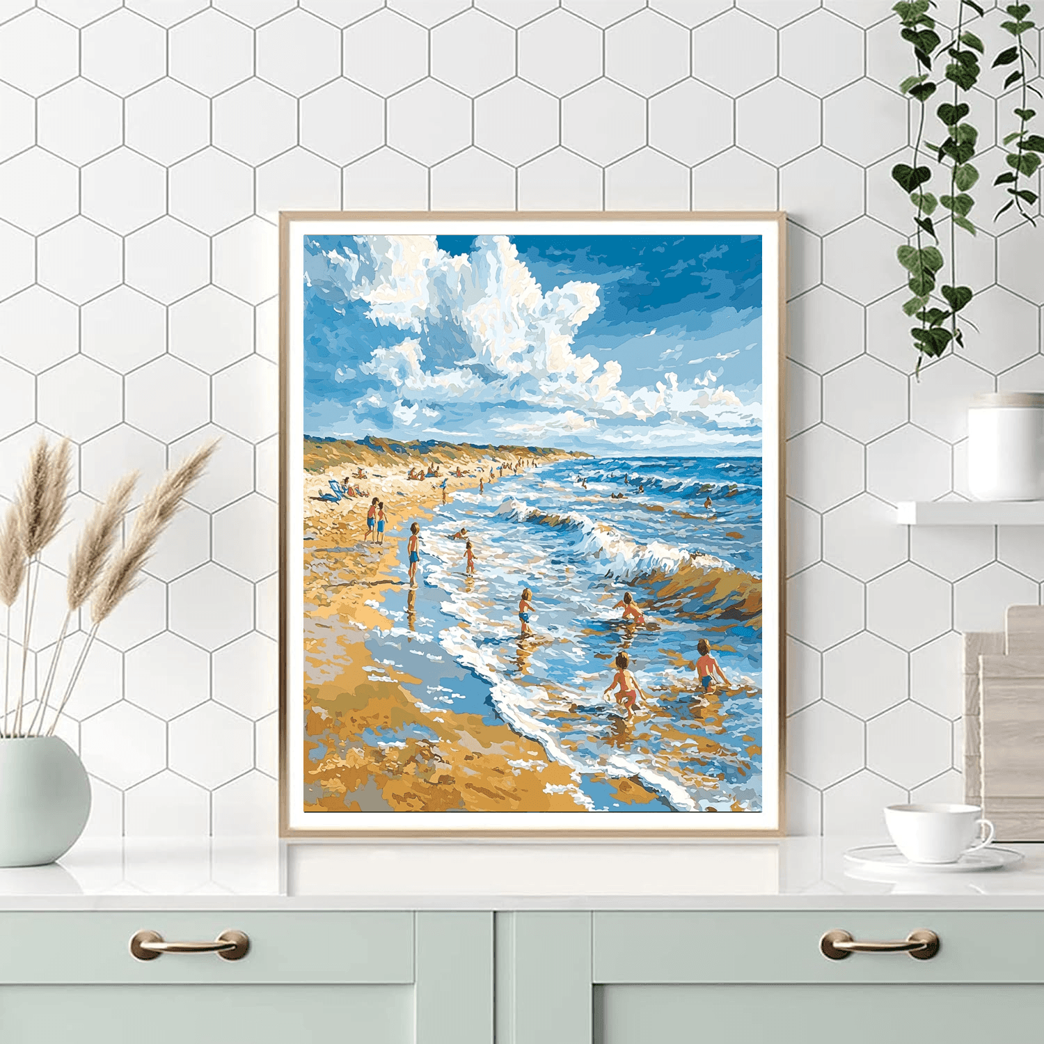Winslow Homer Inspired Seaside Escapade  Paint By Color
