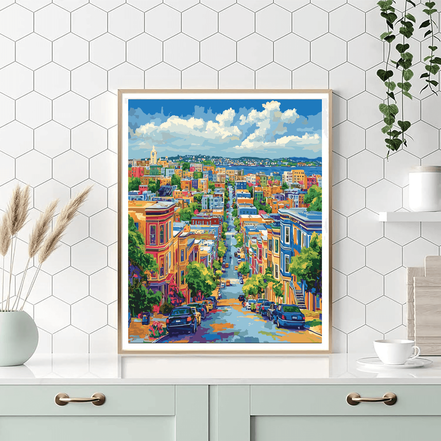 Hopper Inspired Urban Dreamscapes  Painting By Numbers Kit