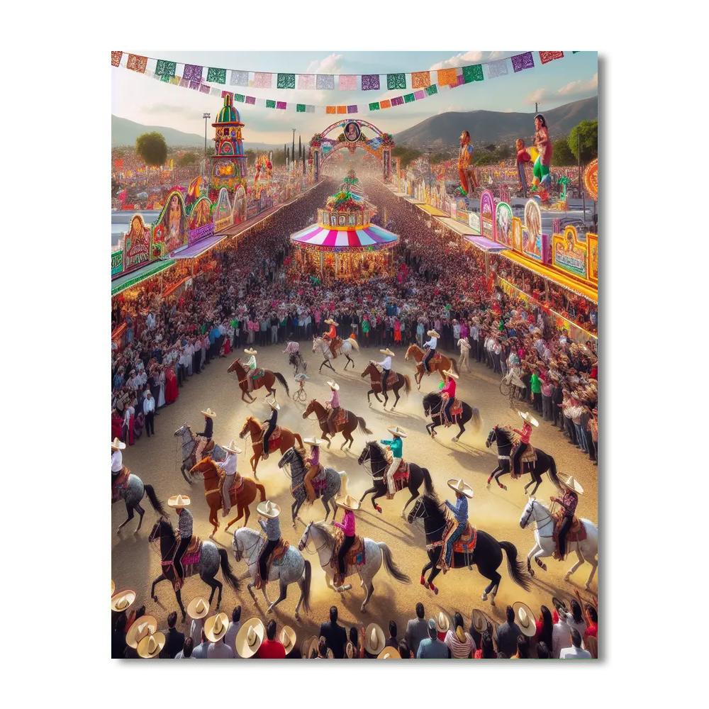 Feria De San Marcos - Aguascalientes, Mexico Number Painting