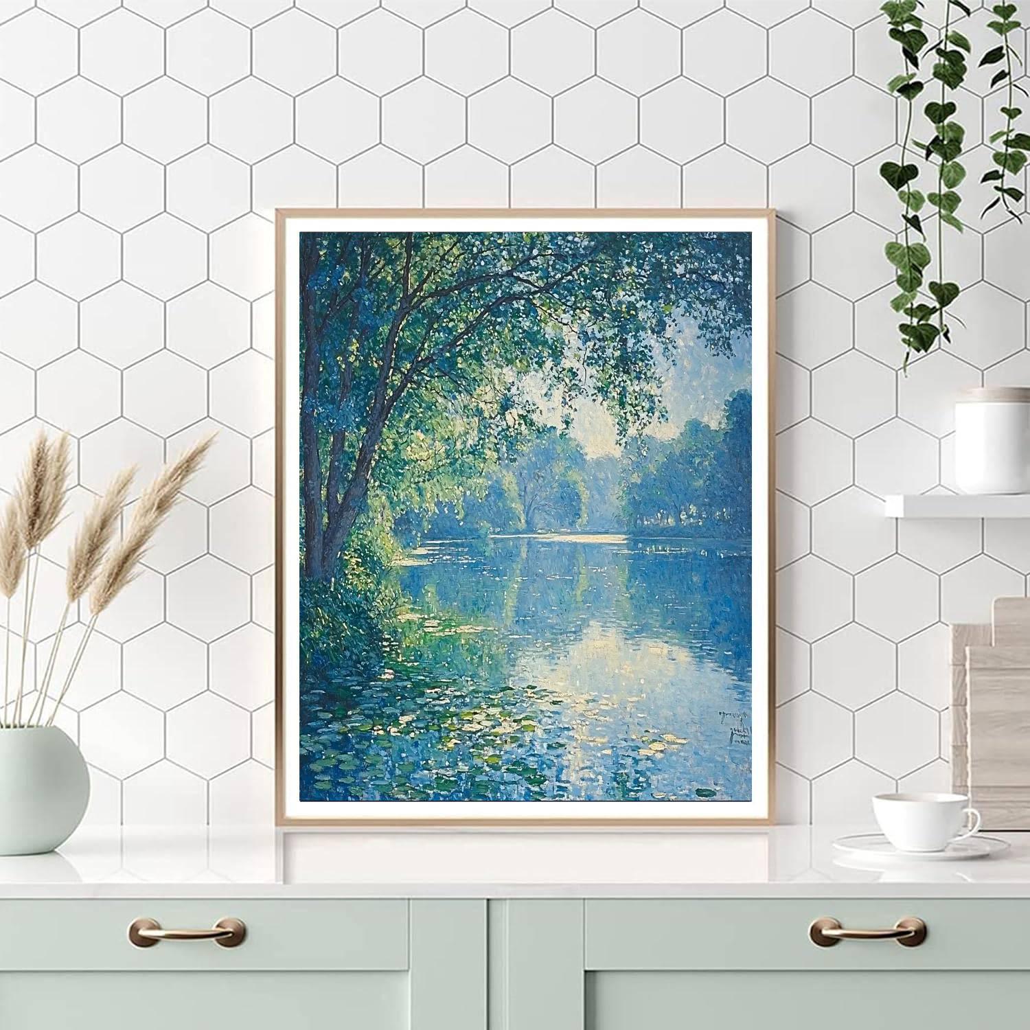 Edgar Degas Inspired Embrace Of Serenity  Paint By Numbers