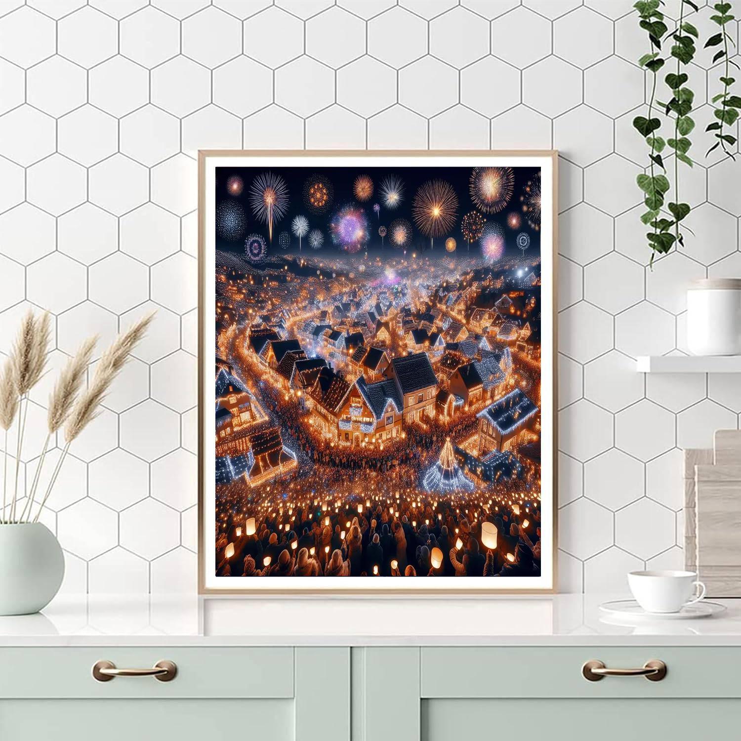 Festivals Of Lights Painting By Numbers Kit