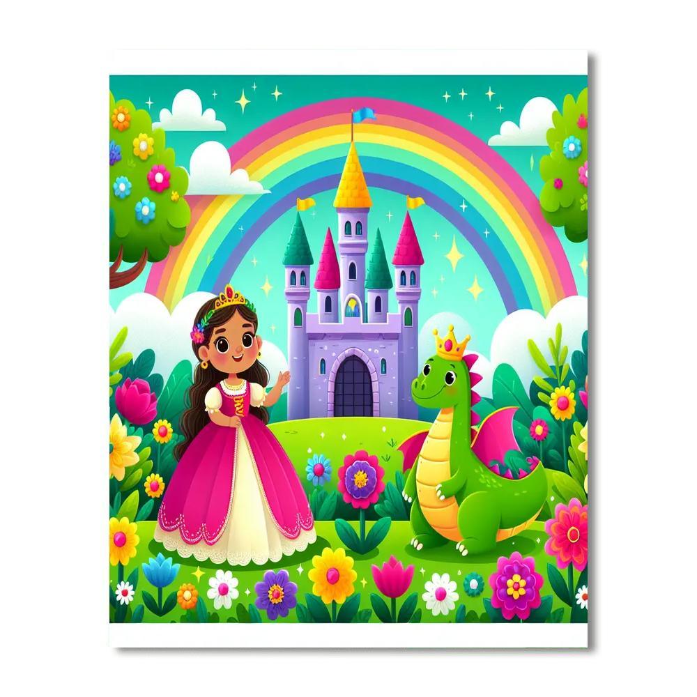 Fairy Tale Kingdom Quest DIY Paint By Numbers