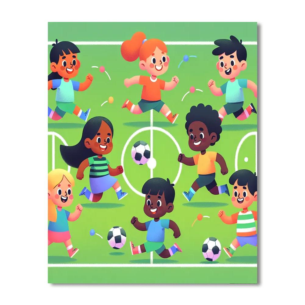 Sports All-stars Number Painting