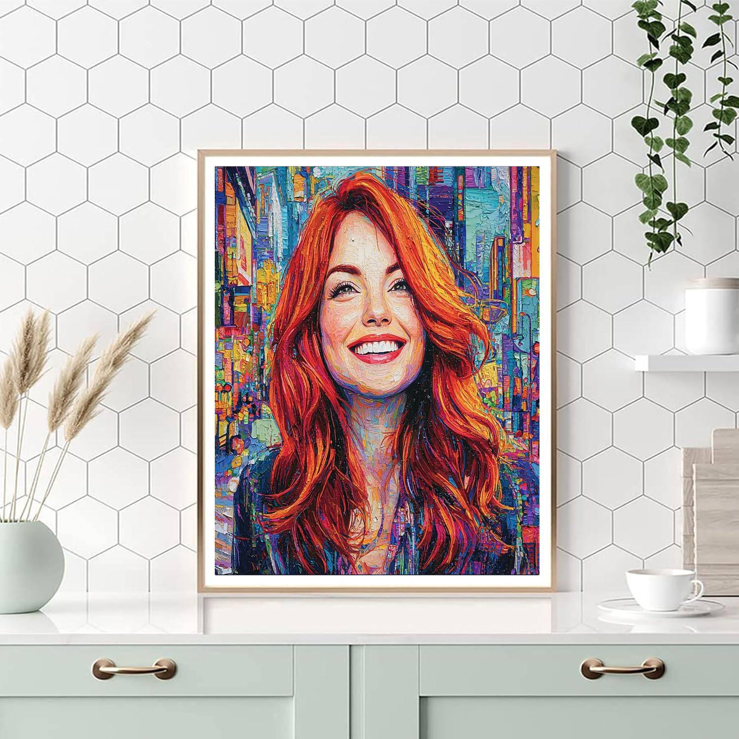 Emma Stone: The Dance Of La La Land Stardom Number Painting