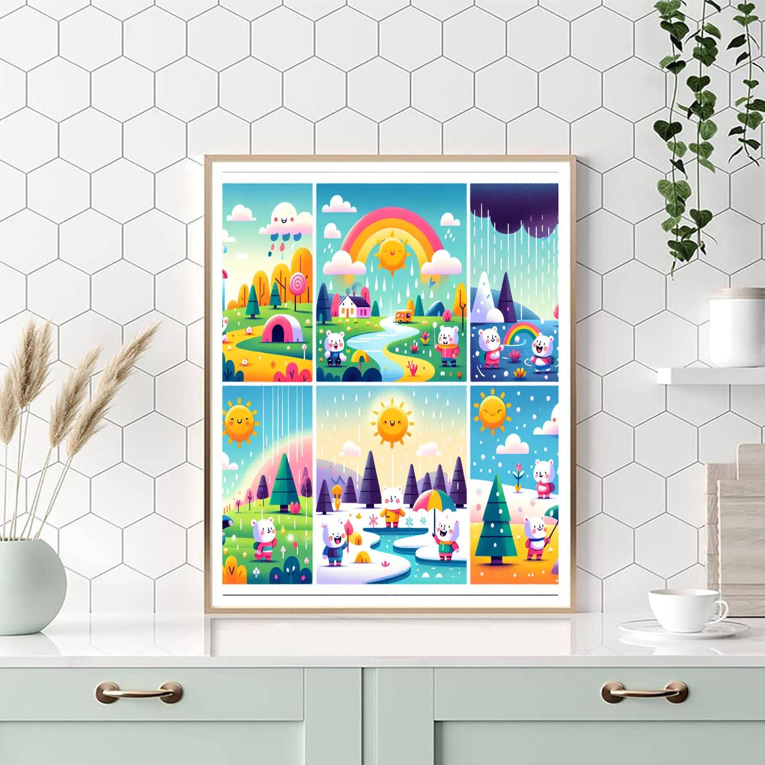 Wonderous Weather Wonderland Paint By Number