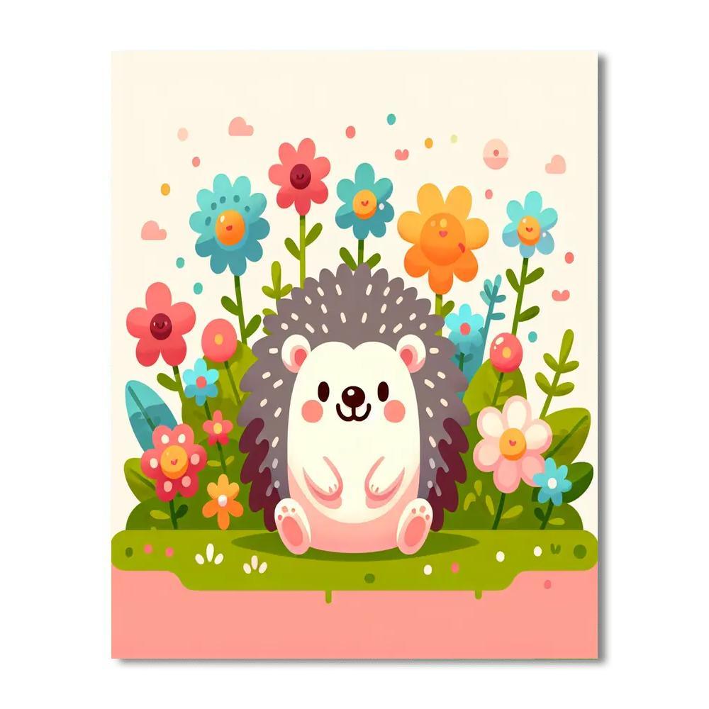 Magical Hedgehog Paint By Color
