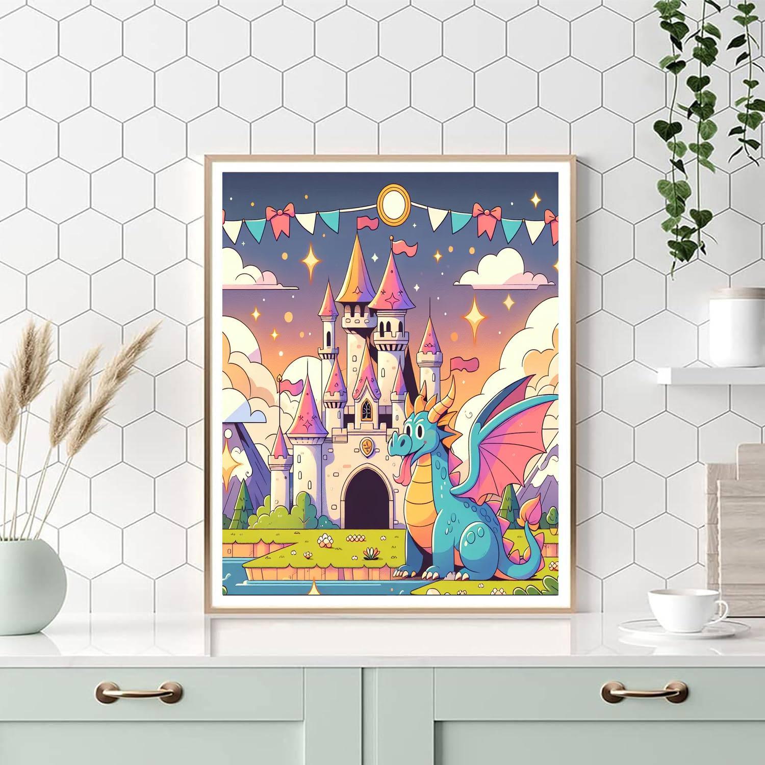 Magic Castle Fantasy Paint By Number