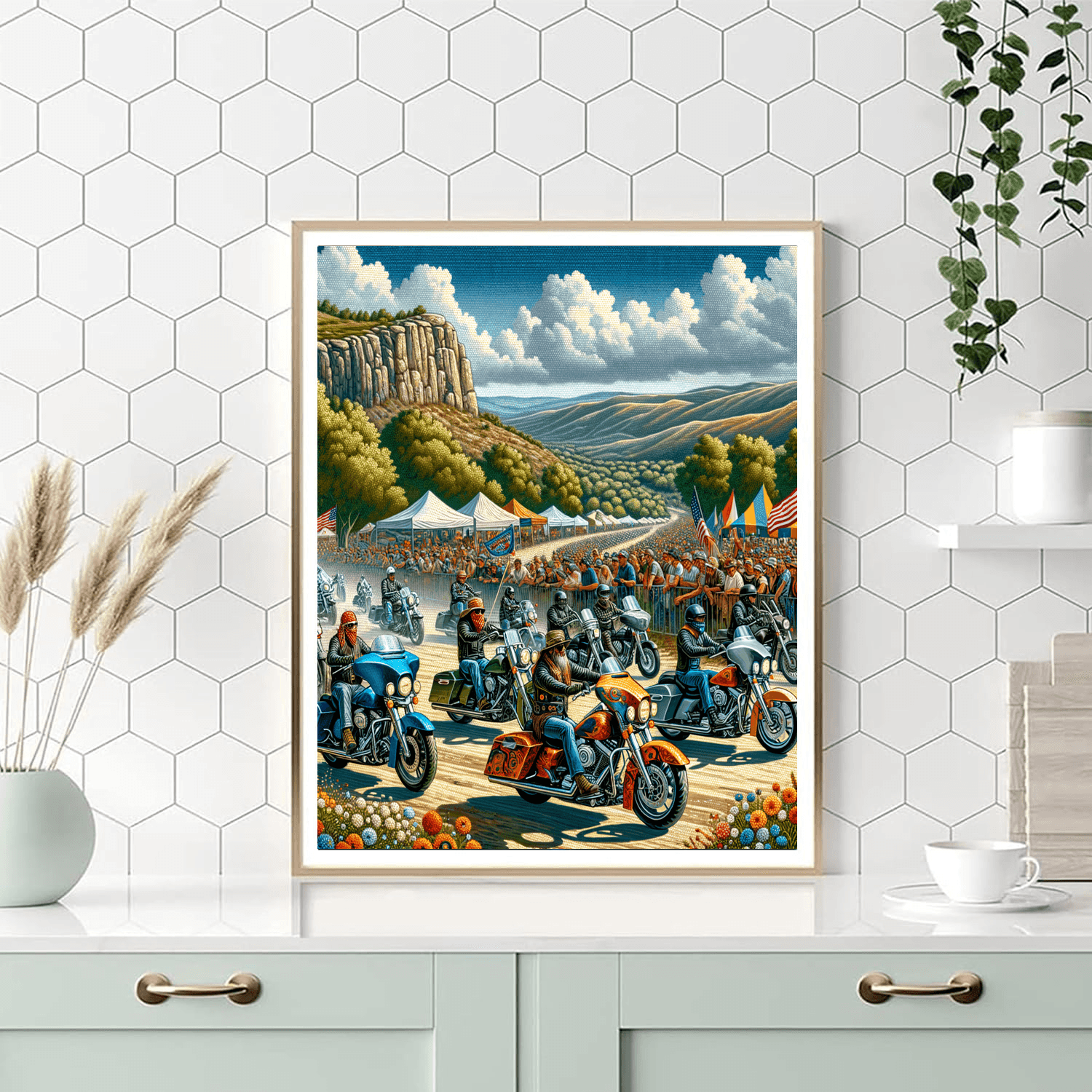 Sturgis Motorcycle Rally - Usa DIY Paint By Numbers