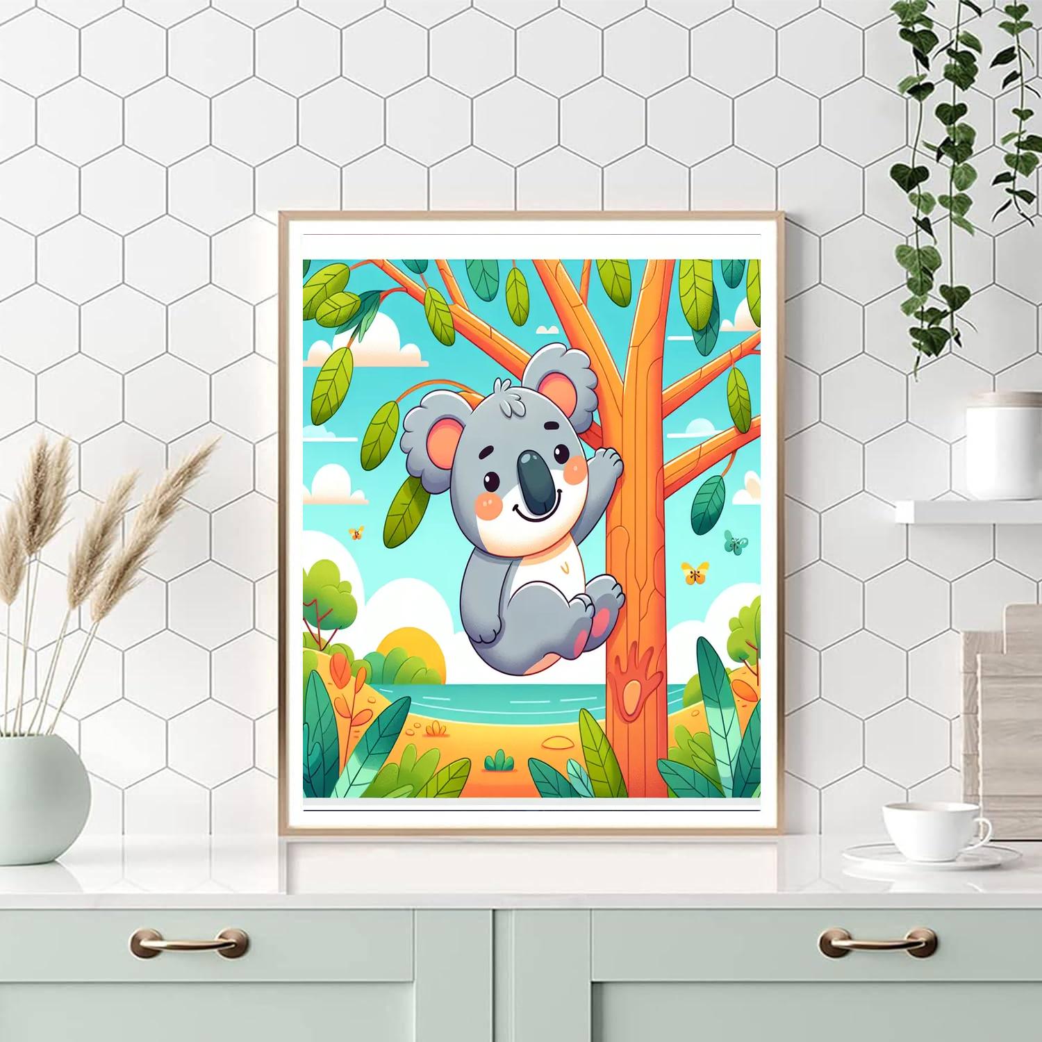 Cuddly Koala Bear Numbered Painting Kits