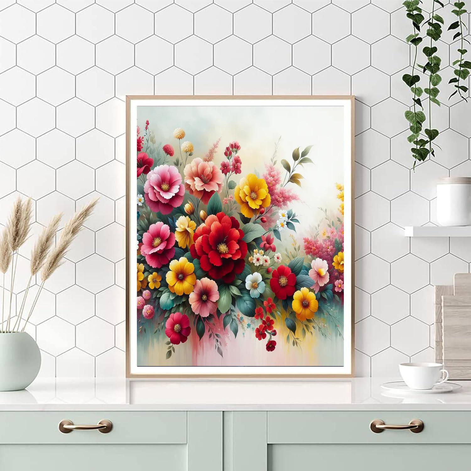 Blooming Delight Paint By Numbers