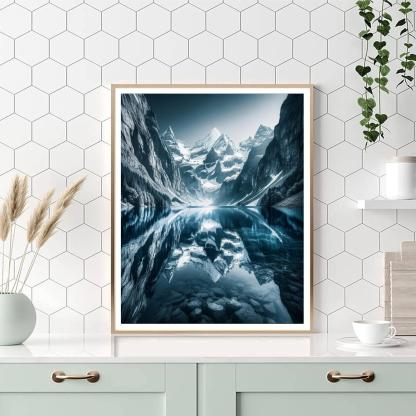 Harmonious Mountain Retreat DIY Paint By Numbers