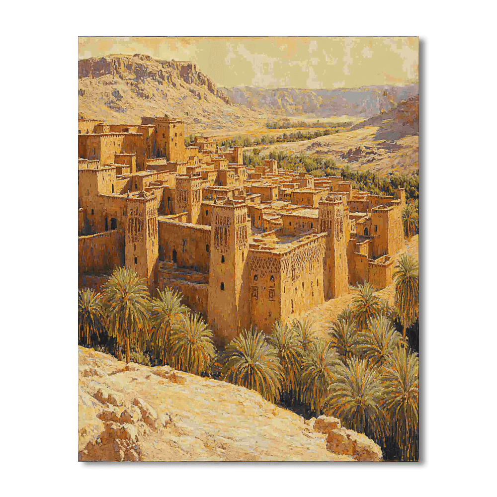 Aït Benhaddou - Morocco Paint By Numbers Kits