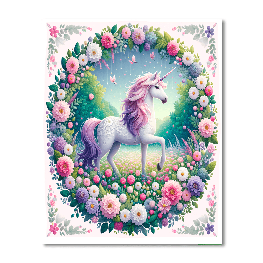 Mythical Unicorn Dreams Painting Number Kit
