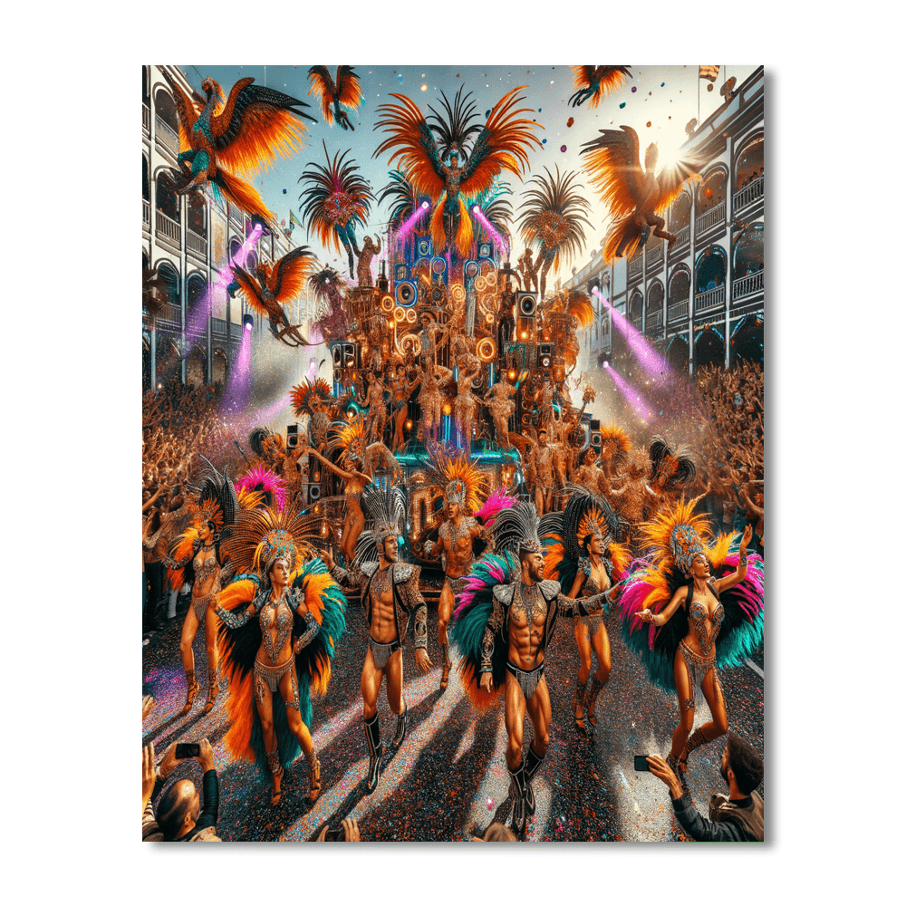 Carnaval De Gran Canaria - Spain Paint By Number