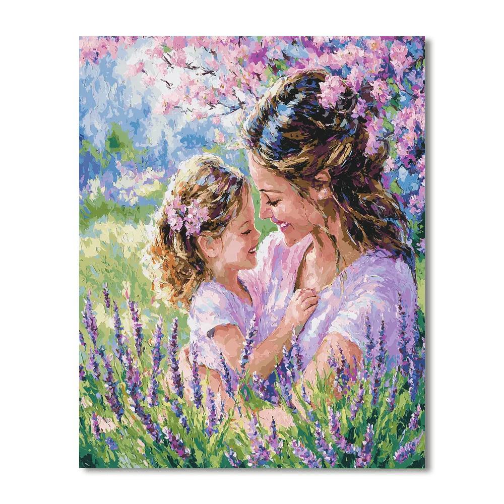 Mothers In Bloom Painting Number Kit