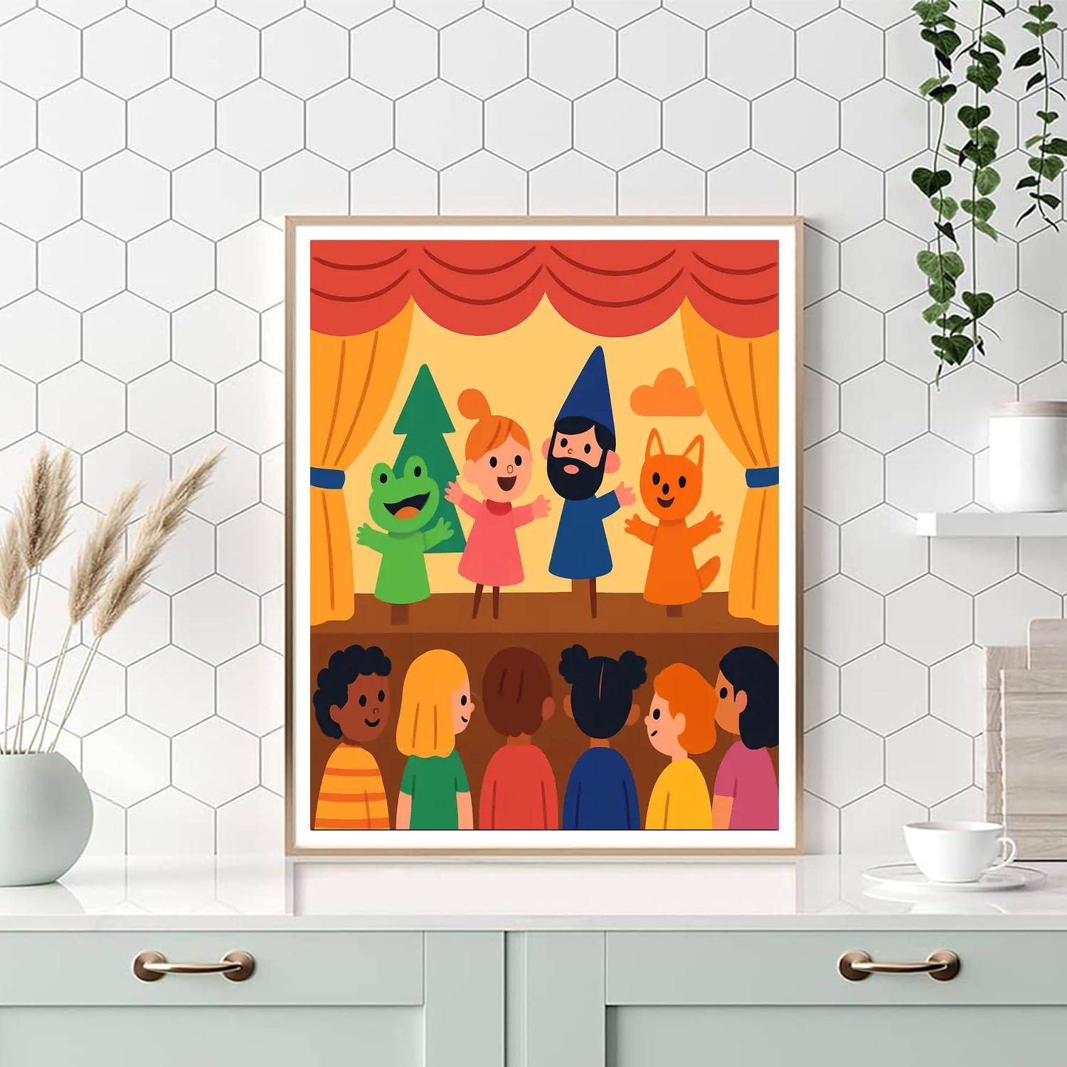 Puppet Show Extravaganza Paint By Number