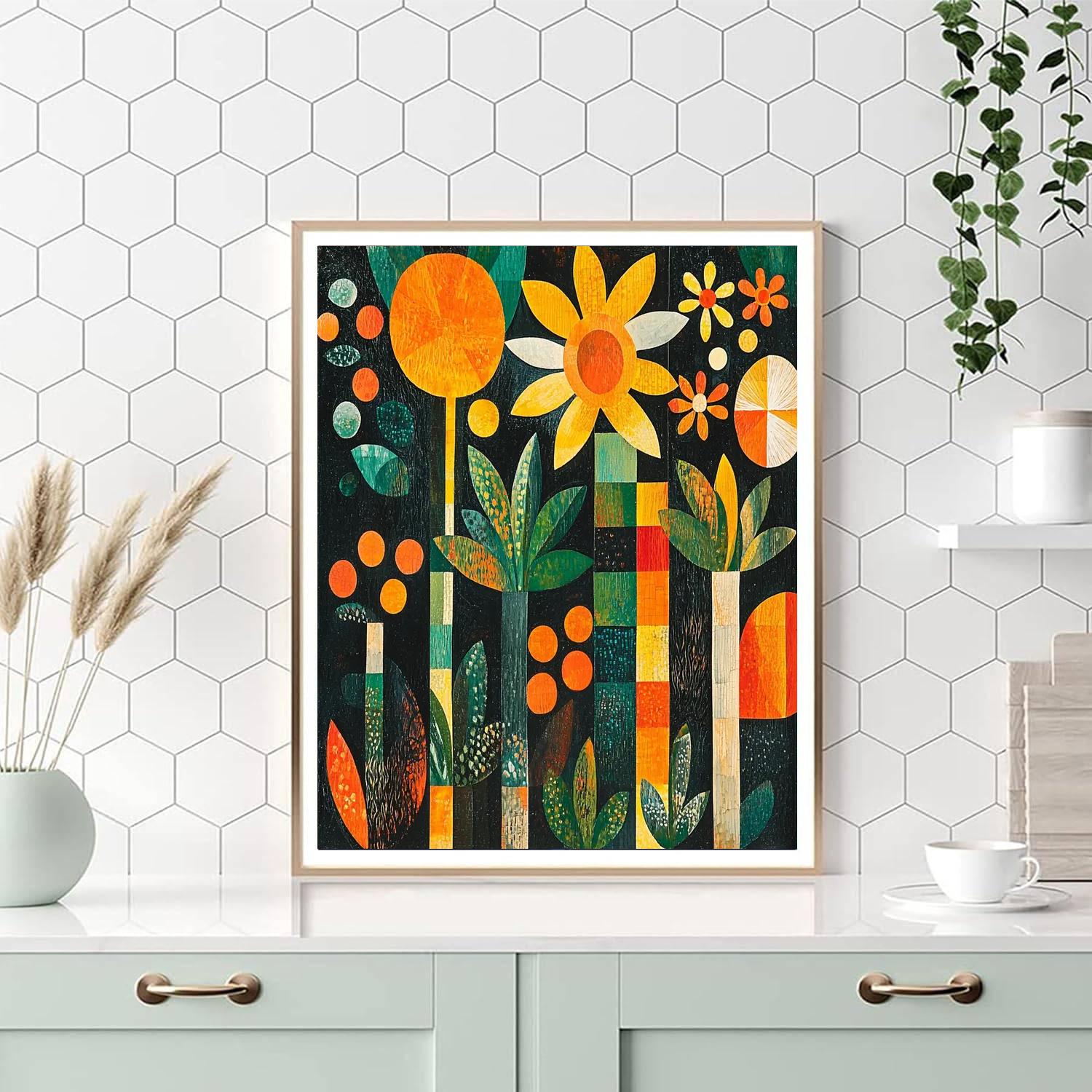 Paul Klee Inspired Colors Of Curiosity  Numbered Painting Kits