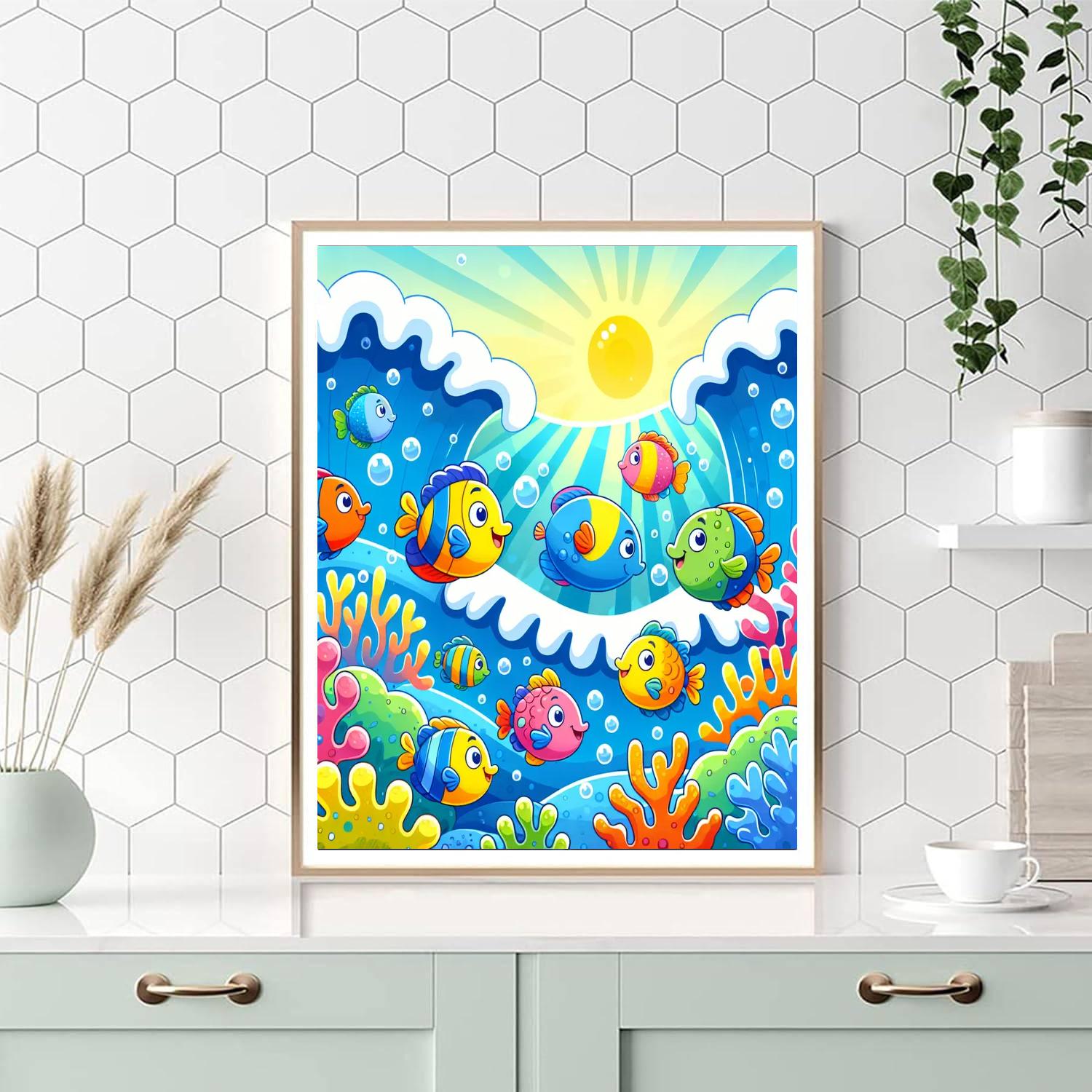Wonders Of The Coral Reef Paint By Numbers Art
