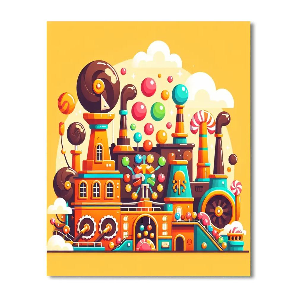 Chocolate Factory Tour Paint By Number