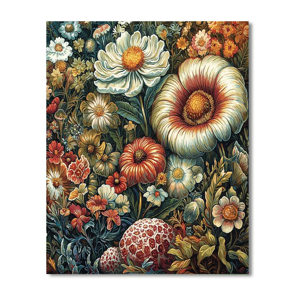 Ernst Haeckel Inspired Fascinating Patterns Of Nature  Painting Number Kit
