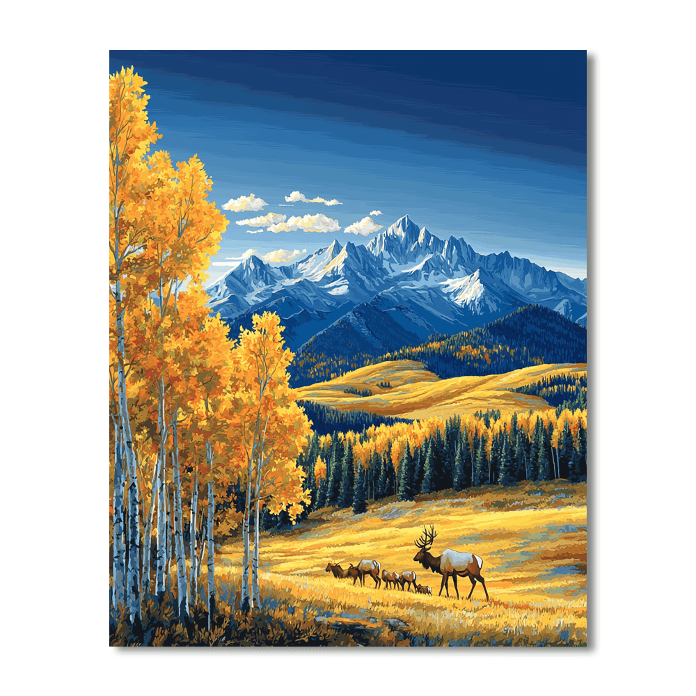 Rocky Mountain National Park - Colorado Numbered Painting Kits