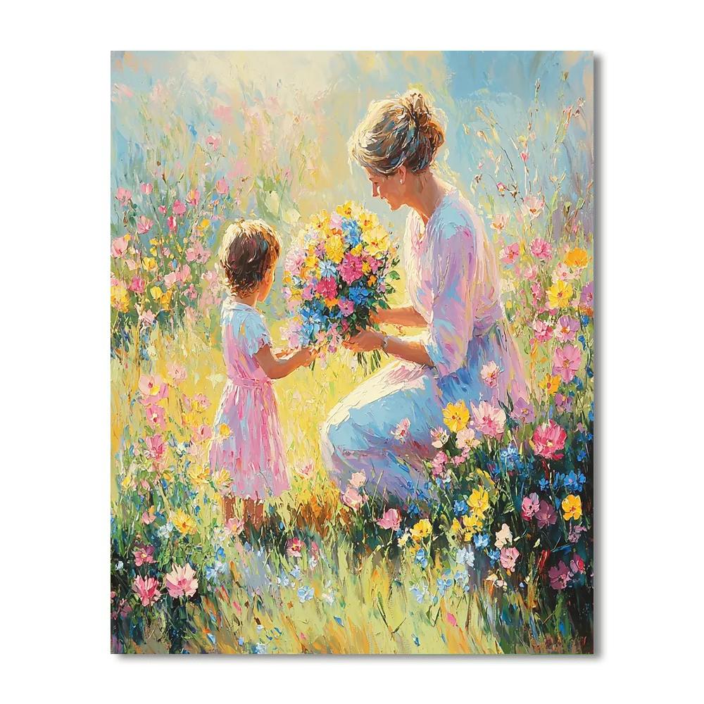 Tender Moments In Bloom Numbered Painting Kits