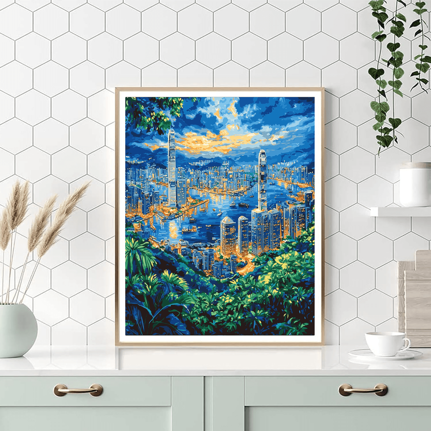 Hong Kong's Victoria Peak Paint By Numbers Kits