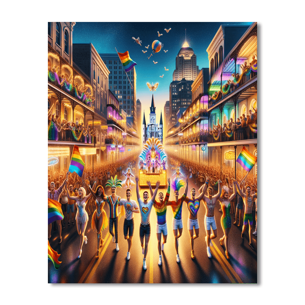 Mardi Gras - Sydney, Australia Paint By Color