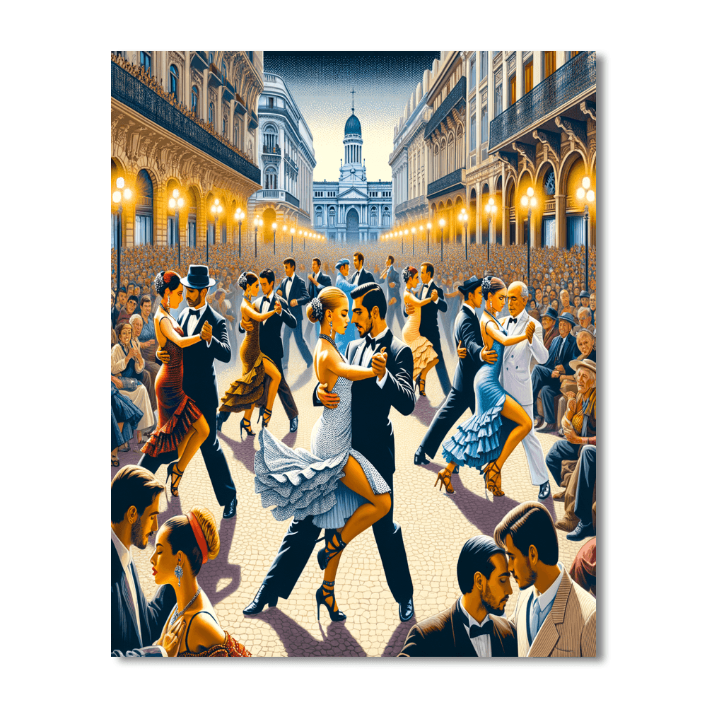 World Tango Festival - Argentina Number Painting
