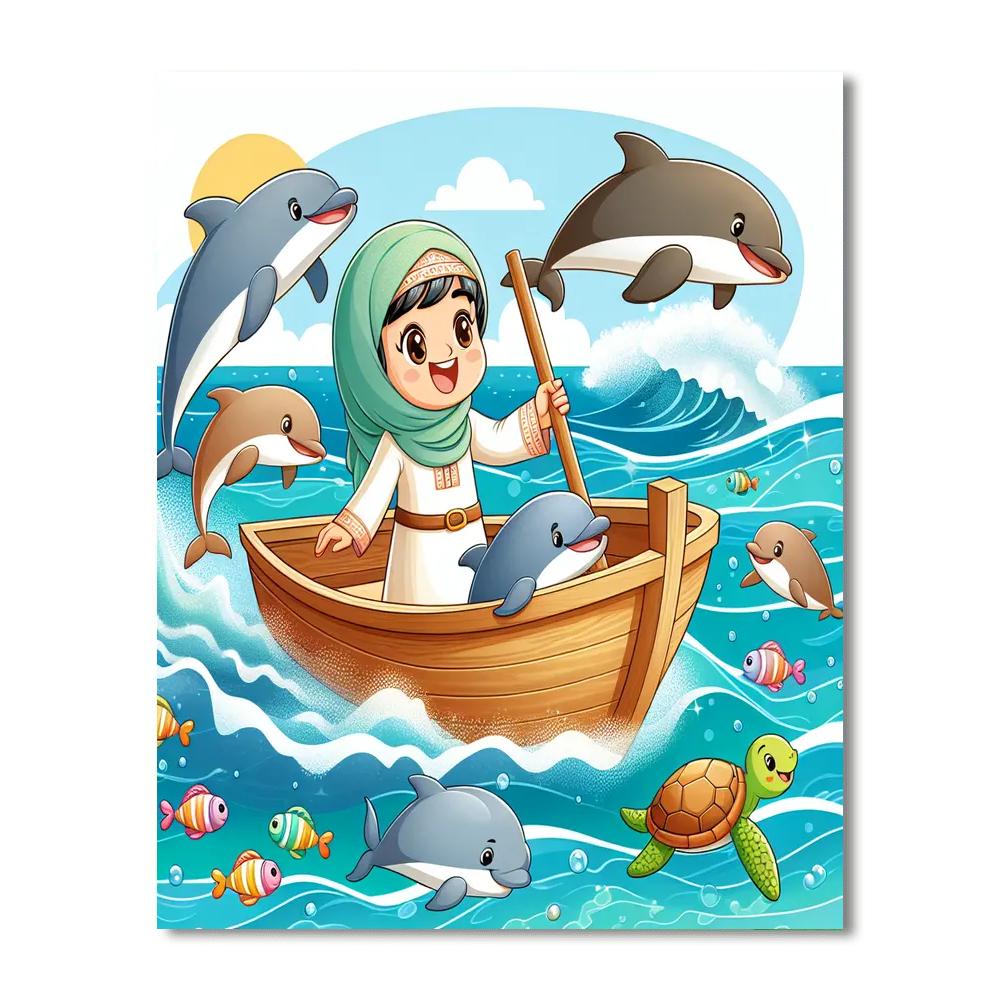 Marine Life Voyage DIY Paint By Numbers